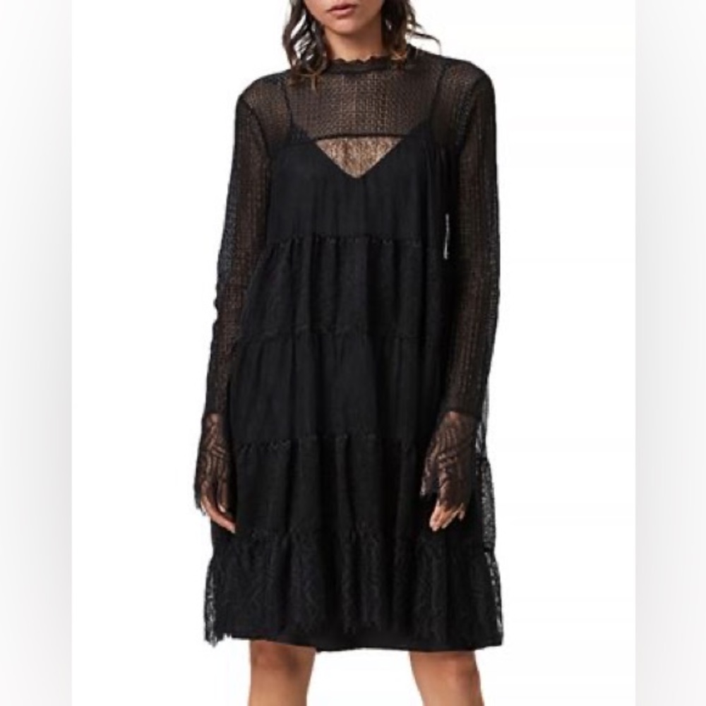All Saints Brielle Lace Dress